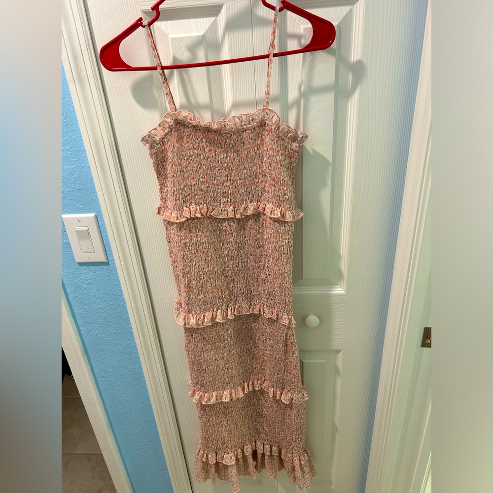 Ellen Anne pink dress. Size medium.